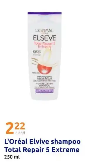 Action L'Oréal Elvive shampoo Total Repair 5 Extreme aanbieding