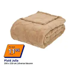 Action Plaid Julia aanbieding