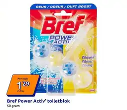 Action Bref Power Activ' toiletblok aanbieding