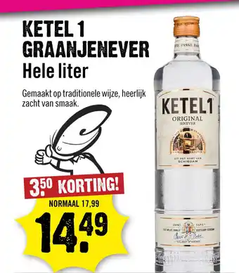 Dirck 3 Ketel 1 Graanjenever 100 cl aanbieding