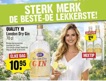Dirck 3 Quality 10 London Dry Gin 70 cl aanbieding