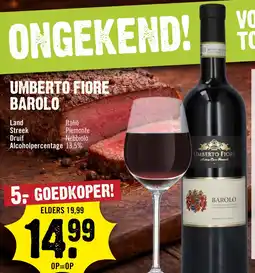 Dirck 3 Umberto fiore barolo aanbieding
