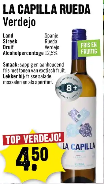 Dirck 3 La Capilla Rueda Verdejo aanbieding