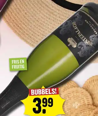 Dirck 3 Montepalacio Sparkling aanbieding