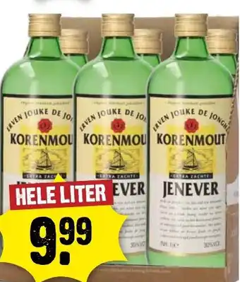 Dirck 3 Korenmout Jenever aanbieding