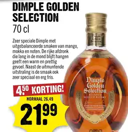 Dirck 3 Dimple golden selection aanbieding