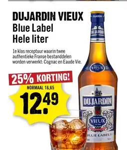 Dirck 3 Dujardin vieux blue label aanbieding