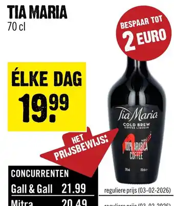 Dirck 3 Tia Maria aanbieding