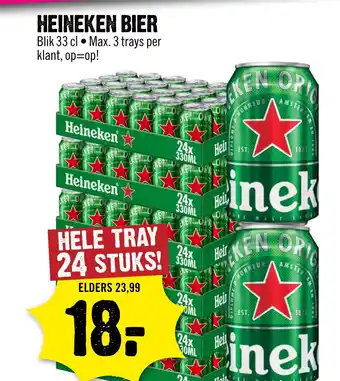 Dirck 3 Heineken bier aanbieding