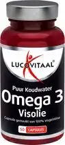 Wehkamp Lucovitaal Omega 3 Koudwater Visolie Puur - 50 capsules aanbieding