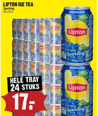 Dirck 3 Lipton ice tea Sparkling aanbieding