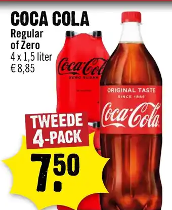 Dirck 3 Coca-Cola Regular of Zero aanbieding