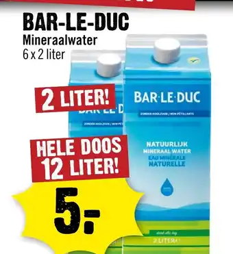 Dirck 3 BAR-LE-DUC Mineraalwater aanbieding