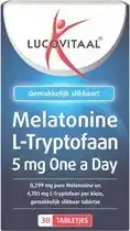 Wehkamp Lucovitaal Melatonine L-Tryptofaan 5mg - 30 tabletjes aanbieding