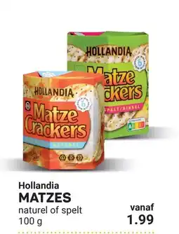 Ekoplaza Hollandia Matzes aanbieding