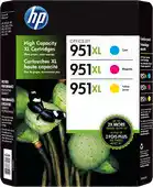 Coolblue HP 951XL Cartridges 3-Kleuren Pack aanbieding