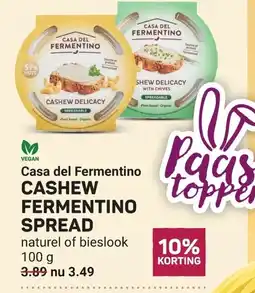 Ekoplaza Cashew fermentino spread aanbieding