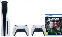 Coolblue PlayStation 5 Slim Disc Edition + FC 26 + Extra Controller Wit aanbieding