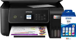 Coolblue Epson EcoTank ET-2871 + 1 set extra inktflesjes aanbieding