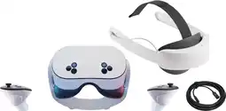 Coolblue Meta Quest 3S 256GB + BlueBuilt PC Link Cable + Elite Strap met batterij aanbieding
