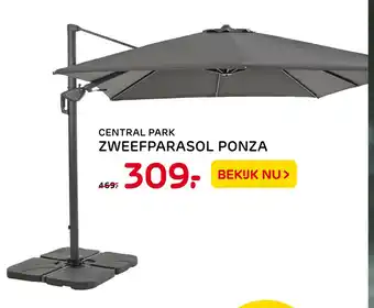 Praxis Central Park Zweefparasol Ponza aanbieding