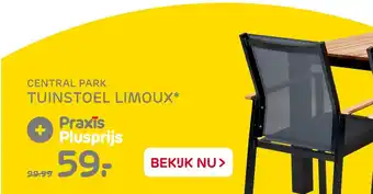 Praxis Central Park Tuinstoel Limoux* aanbieding