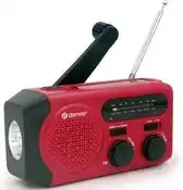 Coolblue Denver SCR-2010 Noodradio Rood aanbieding