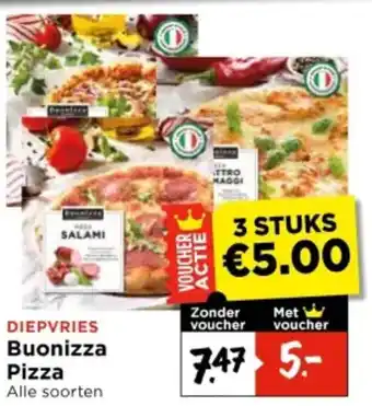 Vomar Voordeelmarkt Buonizza Pizza aanbieding