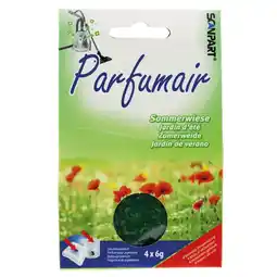 Expert Scanpart Parfumair geurparels zomerweide 4x6g Stofzuiger accessoire Groen aanbieding