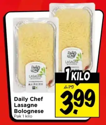Vomar Voordeelmarkt Daily Chef Lasagne Bolognese aanbieding