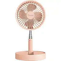 MediaMarkt Qware Qw Snd-fd75pk Mini Desk Ventilator Roze aanbieding
