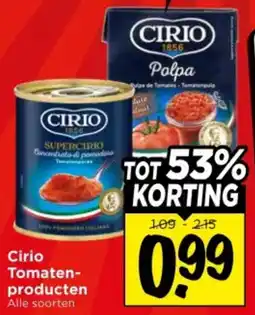 Vomar Voordeelmarkt Cirio Tomatenproducten aanbieding