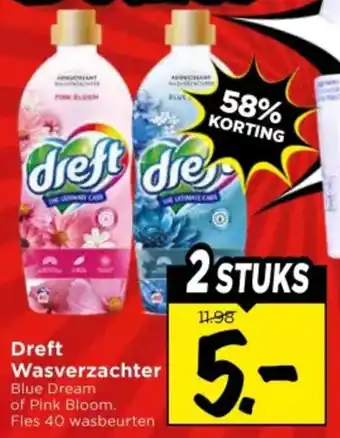 Vomar Voordeelmarkt Dreft Wasverzachter aanbieding