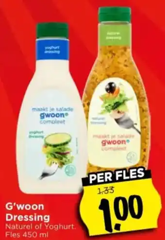 Vomar Voordeelmarkt G'woon Dressing aanbieding
