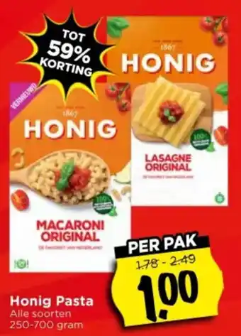 Vomar Voordeelmarkt Honig Pasta aanbieding