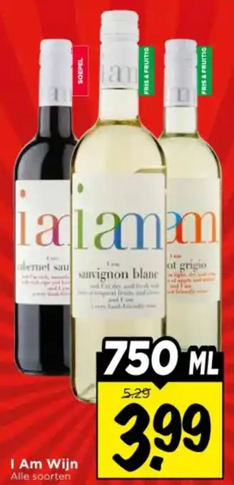 Vomar Voordeelmarkt I Am Wijn aanbieding