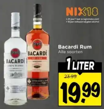 Vomar Voordeelmarkt Bacardi Rum aanbieding