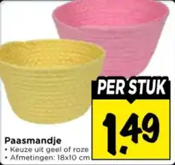 Vomar Voordeelmarkt Paasmandje aanbieding