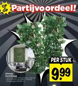 Vomar Voordeelmarkt Klimop Kunsthaag aanbieding