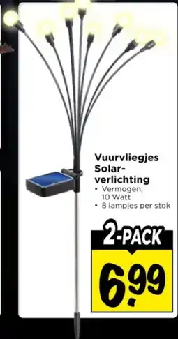 Vomar Voordeelmarkt Vuurvliegjes Solar Verlichting aanbieding