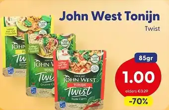 Die Grenze John West Tonijn aanbieding