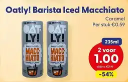 Die Grenze Oatly! Barista Iced Macchiato aanbieding