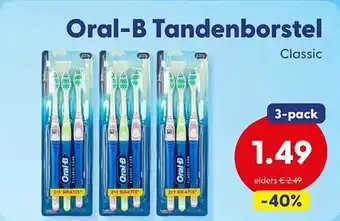Die Grenze Oral-B Tandenborstel aanbieding