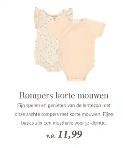 Babypark Rompers korte mouwen aanbieding