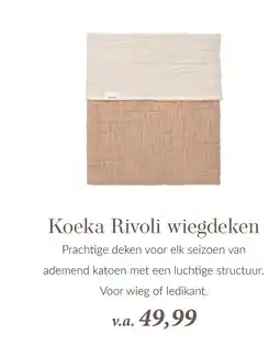 Babypark Koeka Rivoli wiegdeken aanbieding