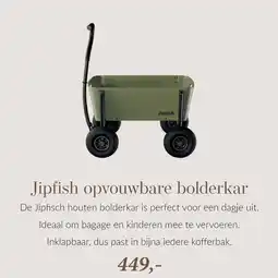 Babypark Jipfish opvouwbare bolderkar aanbieding