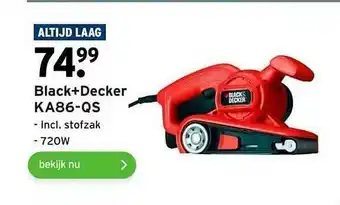 GAMMA Black+Decker KA86-QS Incl. Stofzak aanbieding