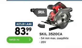 GAMMA Skil 3520CA Cirkelzaag aanbieding