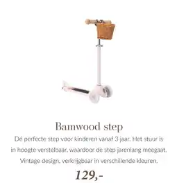 Babypark Bamwood step aanbieding