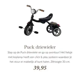 Babypark Puck driewieler aanbieding